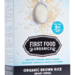 First Food Organics- Organic Brown Rice Baby Cereal 277g Pack Product of Canada