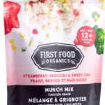 First Food Organics- Organic Munch Mix Strawberry Broccoli & Sweet Corn 42g Pack Product of Canada